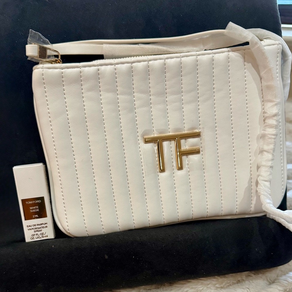 NEW Tom Ford Puffy Clutch w/ Long Lanyard